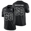 Tampa Bay #68 Bredeson Player Football V Neck Short Sleeve Black Jersey Ben For Men Youth Women Gift