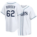 Tampa Bay #62 Booser Player Baseball Short Sleeve white Jersey Cam For Men Women Youth Gift