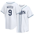 Tampa Bay #9 Mateo Player Baseball Short Sleeve white Jersey Jorge For Men Women Youth Gift