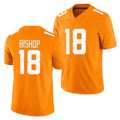 Tennessee #18 Bishop Player College Football V Neck Short Sleeve Orange Jersey DeSean For Men Youth Women