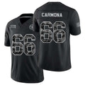 Tennessee #66 Carmona Player Football V Neck Short Sleeve Black Jersey Fernando For Men Youth Women Gift