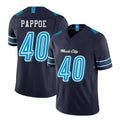 Tennessee #40 Pappoe Player Football V Neck Short Sleeve Navy Jersey Owen For Men Youth Women Gift