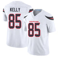 Houston #85 Kelly Player Football V Neck Short Sleeve White Jersey Josh For Men Youth Women Gift