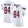 Houston #84 Watson Player Football V Neck Short Sleeve White Jersey Justin For Men Youth Women Gift
