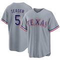 Texas #5 Seager Player Baseball Short Sleeve gray Jersey Corey For Men Women Youth Gift