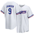 Texas #9 Jansen Player Baseball Short Sleeve white Jersey Danny For Men Women Youth Gift
