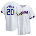 Texas #20 Duran Player Baseball Short Sleeve white Jersey Ezequiel For Men Women Youth Gift