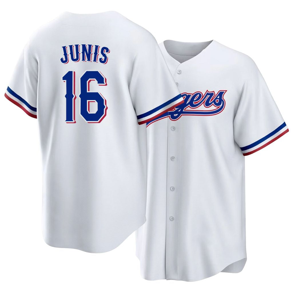 Texas #16 Junis Player Baseball Short Sleeve white Jersey Jakob For Men Women Youth Gift