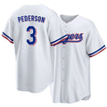 Texas #3 Pederson Player Baseball Short Sleeve white Jersey Joc For Men Women Youth Gift