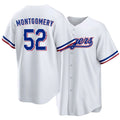 Texas #52 Montgomery Player Baseball Short Sleeve white Jersey Jordan For Men Women Youth Gift