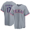 Texas #17 Eovaldi Player Baseball Short Sleeve gray Jersey Nathan For Men Women Youth Gift