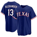 Texas #13 Alexander Player Baseball Short Sleeve royal Jersey Tyler For Men Women Youth Gift