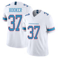 Tennessee #37 Hooker Player Football V Neck Short Sleeve White Jersey Amani For Men Youth Women Gift
