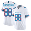 Tennessee #88 Martin-Robinson Player Football V Neck Short Sleeve White Jersey David For Men Youth Women Gift