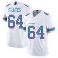 Tennessee #64 Slater Player Football V Neck Short Sleeve White Jersey Jackson For Men Youth Women Gift