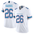 Tennessee #26 Harris Player Football V Neck Short Sleeve White Jersey Marcus For Men Youth Women Gift