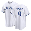 Toronto #0 GimEnez Player Baseball Short Sleeve White Jersey Andrés For Men Women Youth Gift