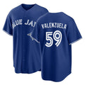 Toronto #59 Valenzuela Player Baseball Short Sleeve Royal Jersey Brandon For Men Women Youth Gift