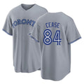 Toronto #84 Cease Player Baseball Short Sleeve Gray Jersey Dylan For Men Women Youth Gift