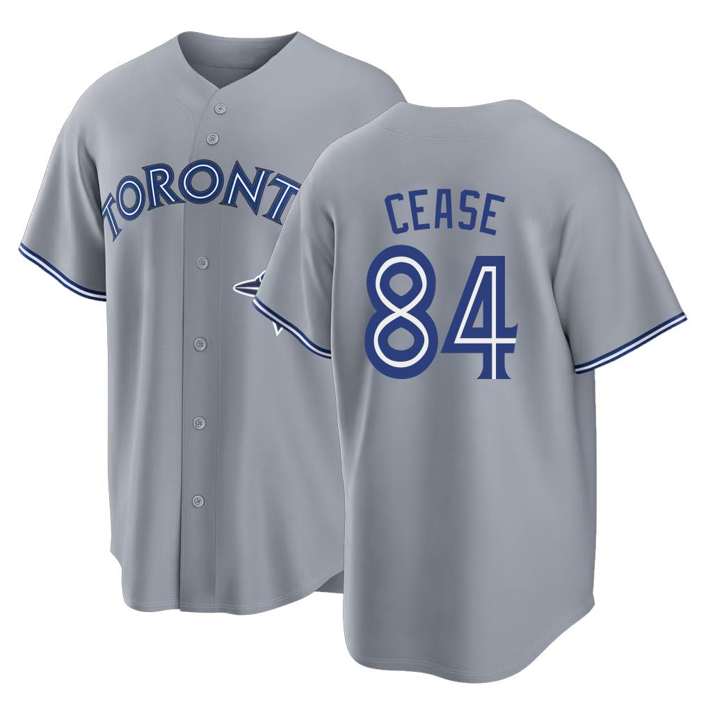 Toronto #84 Cease Player Baseball Short Sleeve Gray Jersey Dylan For Men Women Youth Gift