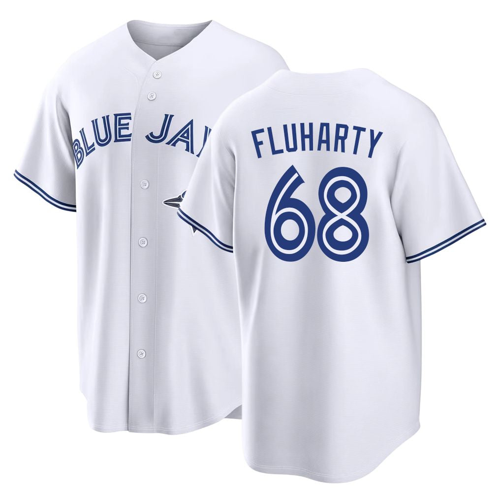 Toronto #68 Fluharty Player Baseball Short Sleeve White Jersey Mason For Men Women Youth Gift