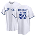 Toronto #68 Fluharty Player Baseball Short Sleeve White Jersey Mason For Men Women Youth Gift