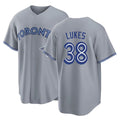 Toronto #38 Lukes Player Baseball Short Sleeve Gray Jersey Nathan For Men Women Youth Gift