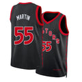 Toronto #55 Martin Player Basketball Sleeveless Black Jersey Alijah For Adult Youth