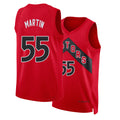 Toronto #55 Martin Player Basketball Sleeveless Red Jersey Alijah For Adult Youth