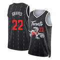 Toronto #22 Graves Player Basketball Sleeveless Black Jersey Allen For Adult Youth