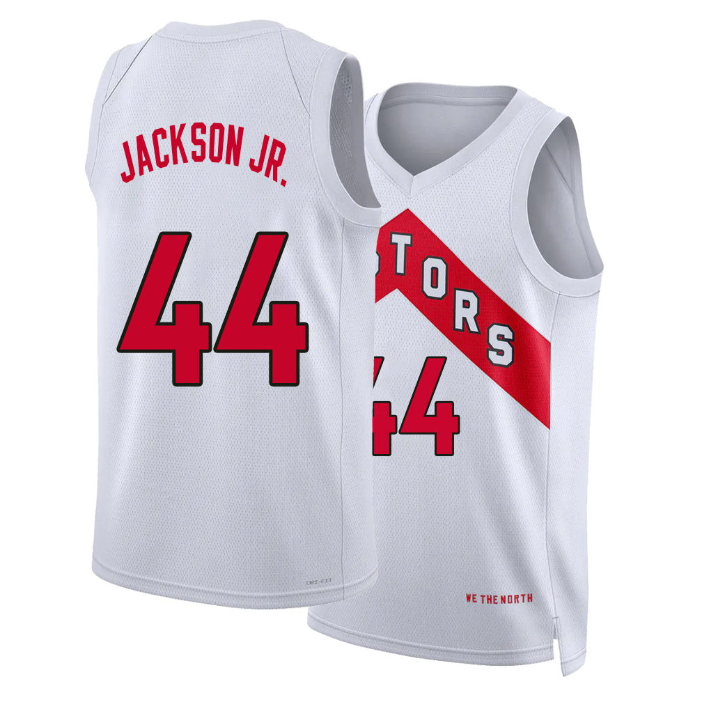 Toronto #44 Jackson Jr. Player Basketball Sleeveless White Jersey Andre For Adult Youth