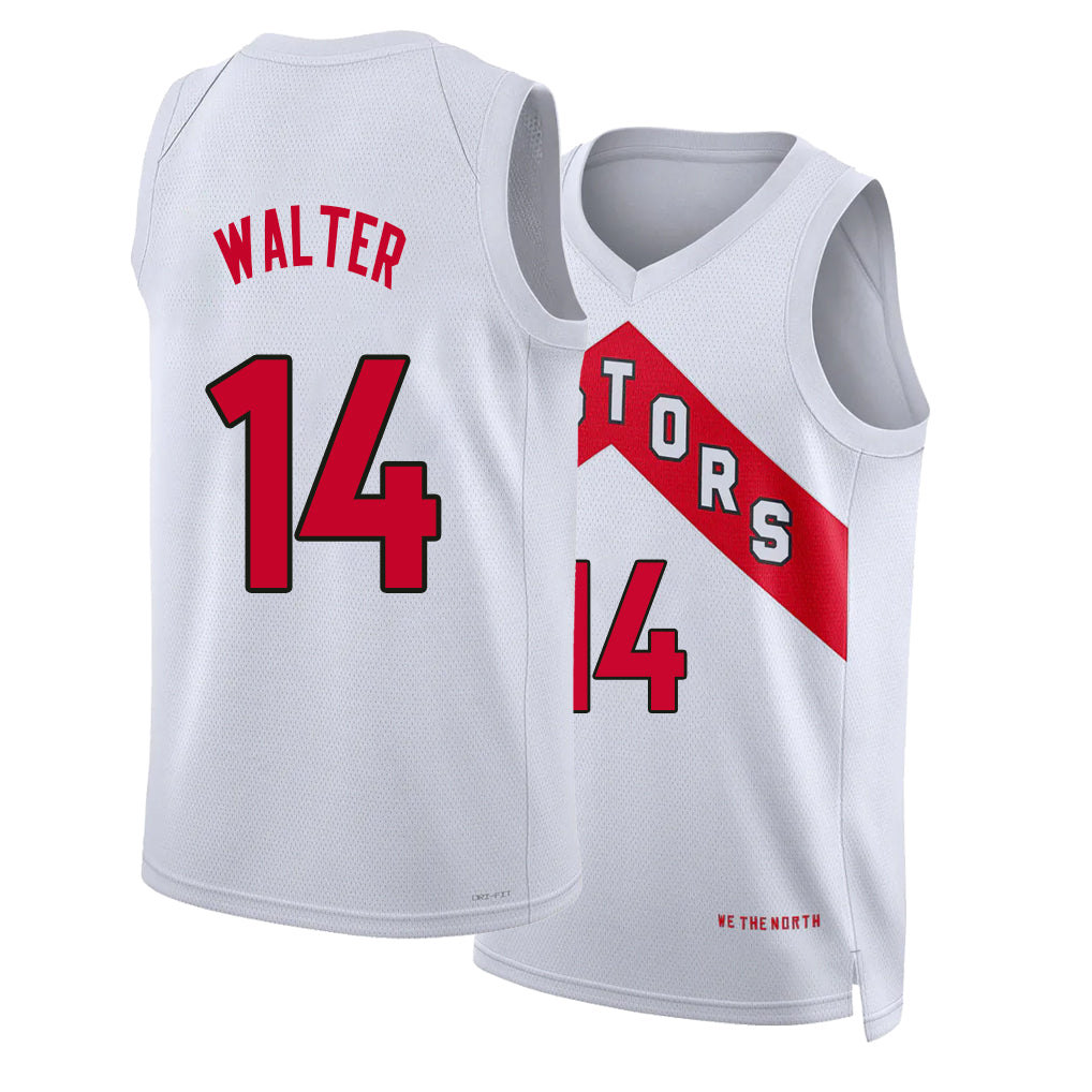 Toronto #14 Walter Player Basketball Sleeveless White Jersey Ja'Kobe For Adult Youth