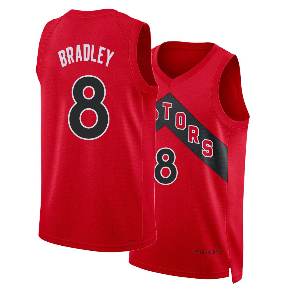 Toronto #8 Bradley Player Basketball Sleeveless Red Jersey Jaden For Adult Youth