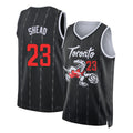 Toronto #23 Shead Player Basketball Sleeveless Black Jersey Jamal For Adult Youth