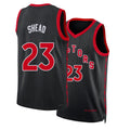 Toronto #23 Shead Player Basketball Sleeveless Black Jersey Jamal For Adult Youth