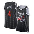 Toronto #4 Barnes Player Basketball Sleeveless Black Jersey Scottie For Adult Youth