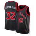 Toronto #32 Jackson-Davis Player Basketball Sleeveless Black Jersey Trayce For Adult Youth