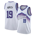 Utah #19 Bailey Player Basketball Sleeveless White Jersey Ace For Adult Youth
