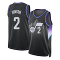 Utah #2 Hinson Player Basketball Sleeveless Black Jersey Blake For Adult Youth