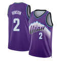 Utah #2 Hinson Player Basketball Sleeveless Purple Jersey Blake For Adult Youth