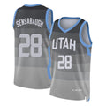 Utah #28 Sensabaugh Player Basketball Sleeveless Gray Jersey Brice For Adult Youth