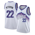 Utah #22 Peterson Player Basketball Sleeveless White Jersey Darryn For Adult Youth