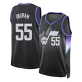 Utah #55 Ingram Player Basketball Sleeveless Black Jersey Harrison For Adult Youth
