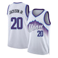 Utah #20 Jackson Jr. Player Basketball Sleeveless White Jersey Jaren For Adult Youth