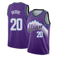 Utah #20 Okogie Player Basketball Sleeveless Purple Jersey Josh For Adult Youth
