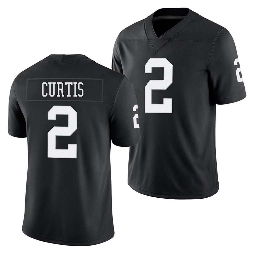 Vanderbilt #2 Curtis Player College Football V Neck Short Sleeve Black Jersey Jared For Men Youth Women