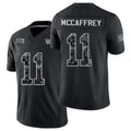Washington #11 McCaffrey Player Football V Neck Short Sleeve Black Jersey Luke For Men Youth Women Gift