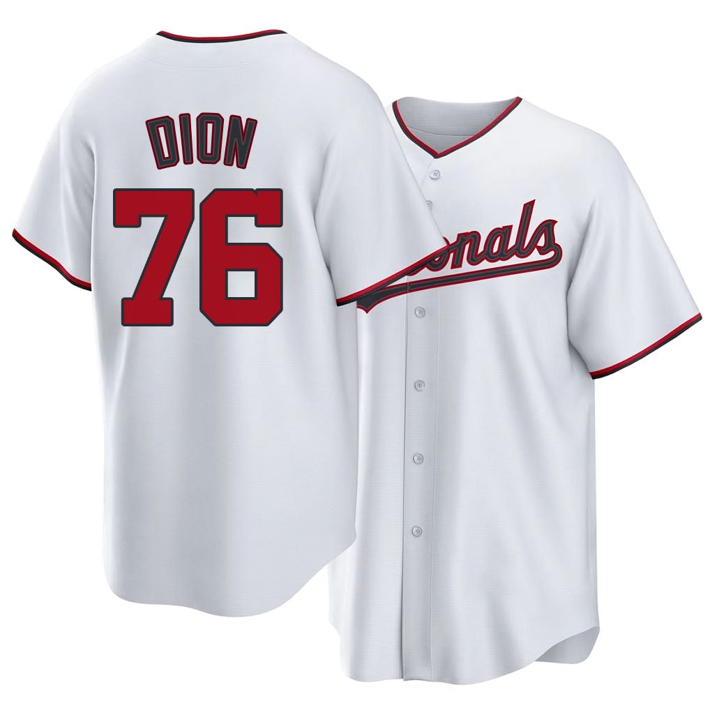 Washington #76 Dion Player Baseball Short Sleeve white Jersey Will For Men Women Youth Gift