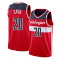 Washington #20 Sarr Player Basketball Sleeveless Red Jersey Alex For Adult Youth