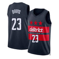 Washington #23 Davis Player Basketball Sleeveless Navy Jersey Anthony For Adult Youth